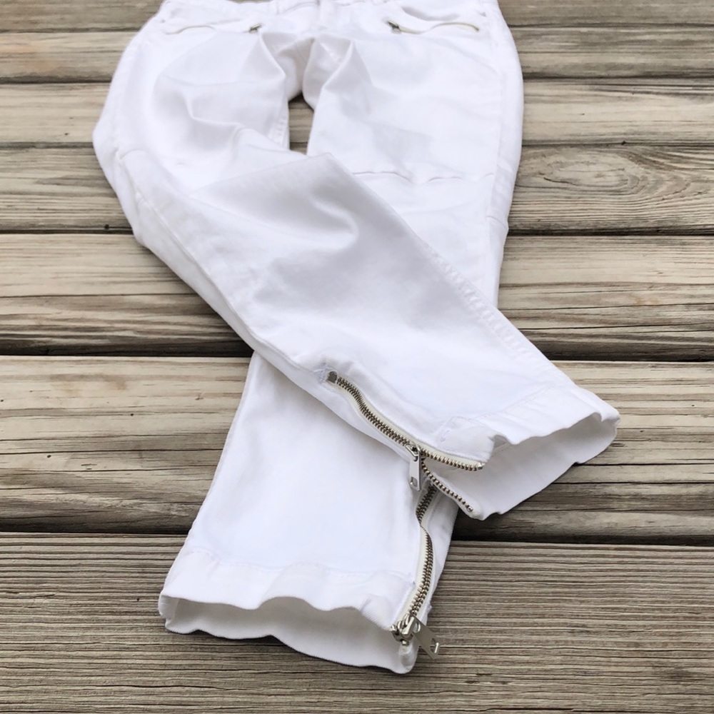 H&M white ankle zip jeans - Picture 4 of 11